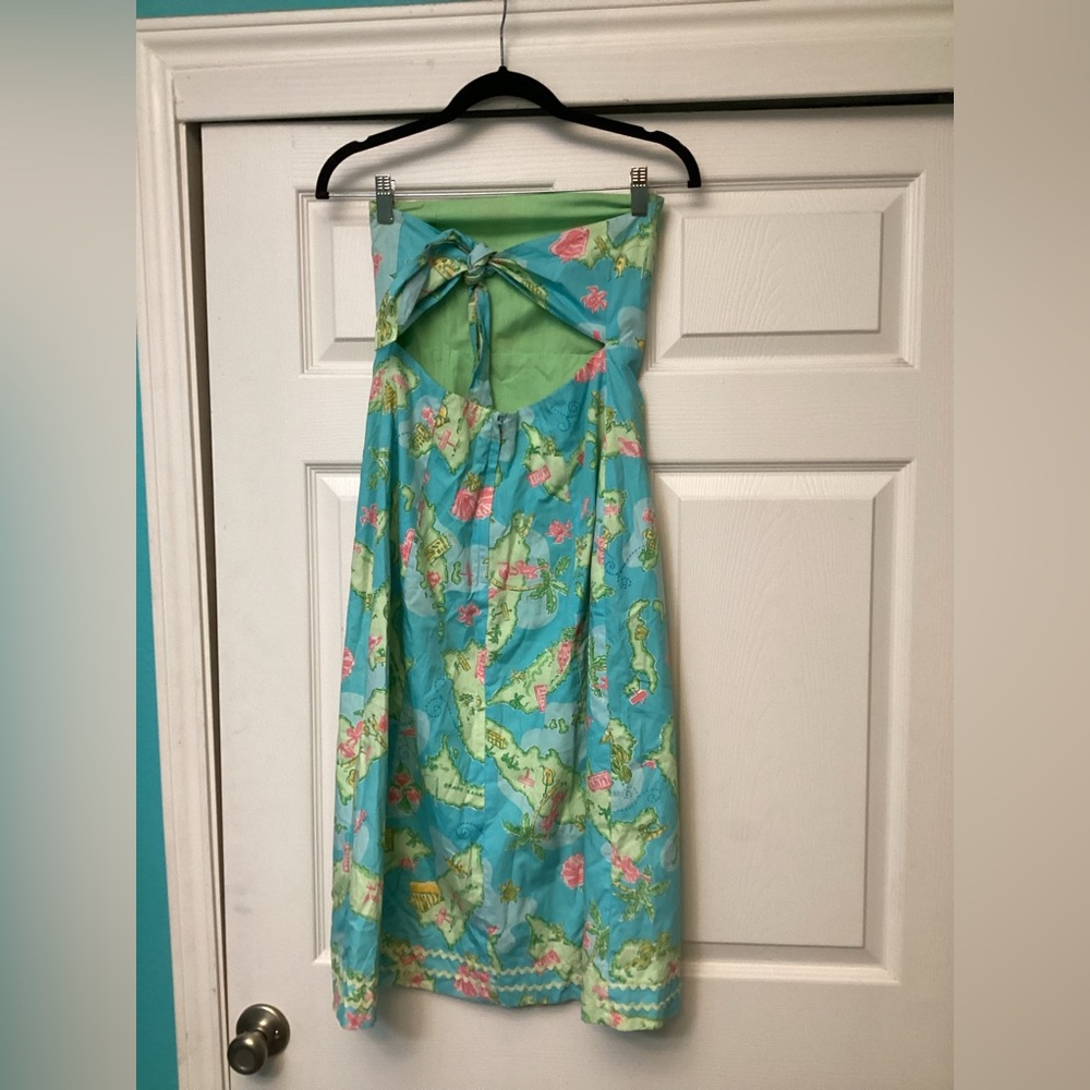 💥PRICE DROP💥 Lily Pulitzer Strapless Dress - Picture 5 of 7